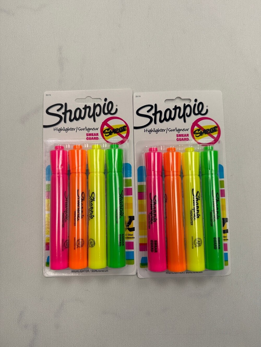 Sharpie Highlighter Neon 80s VTG Bold Statement Piece Lot of 2